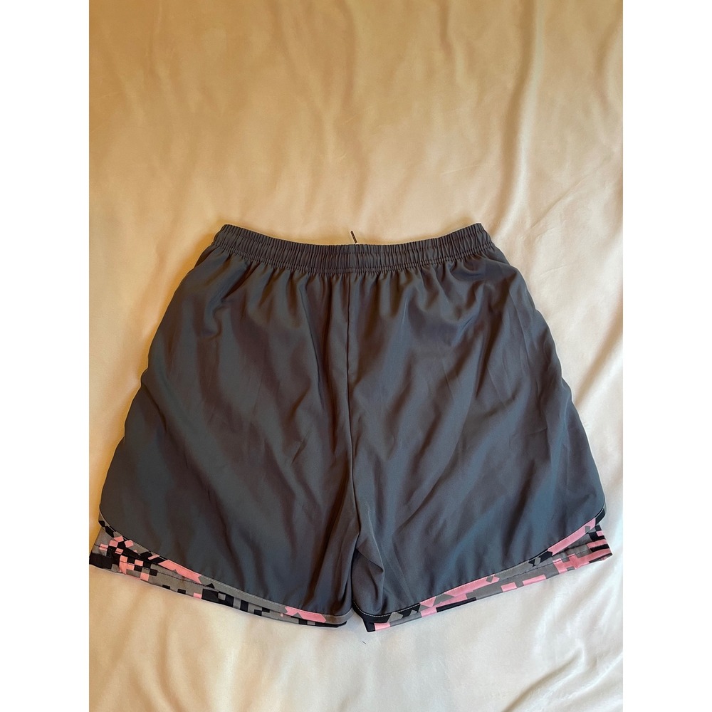 Lot 3 Womens 2-in-1 Running Shorts XL Compression Liner Phone Pocket Pink Camo - Picture 11 of 15
